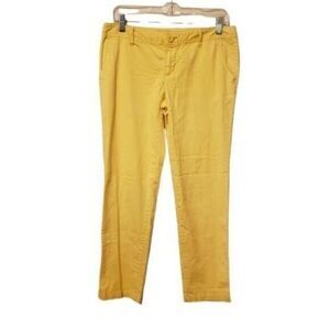 Mossimo Womens Size 7 Yellow  Solid Colored Pants